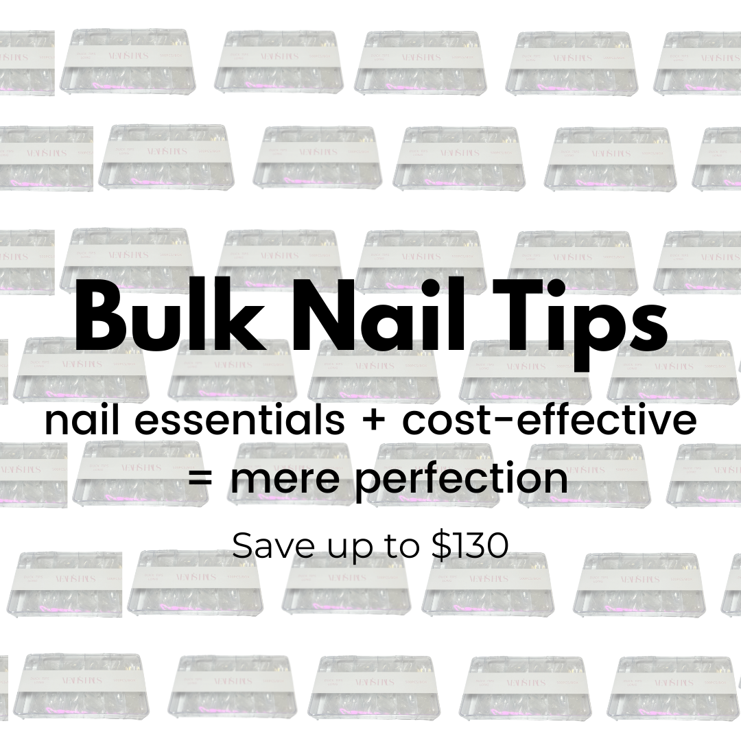 Get trendy with YOUR nails using  BULK NAIL TIPS -  available at Veah's Haus. Grab yours for $85 today!