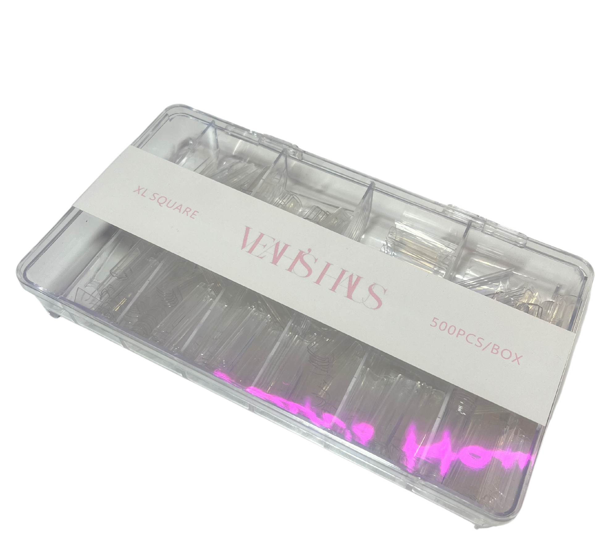 Get trendy with YOUR nails using  XL Square NO C-Curve Tips -  available at Veah's Haus. Grab yours for $15 today!