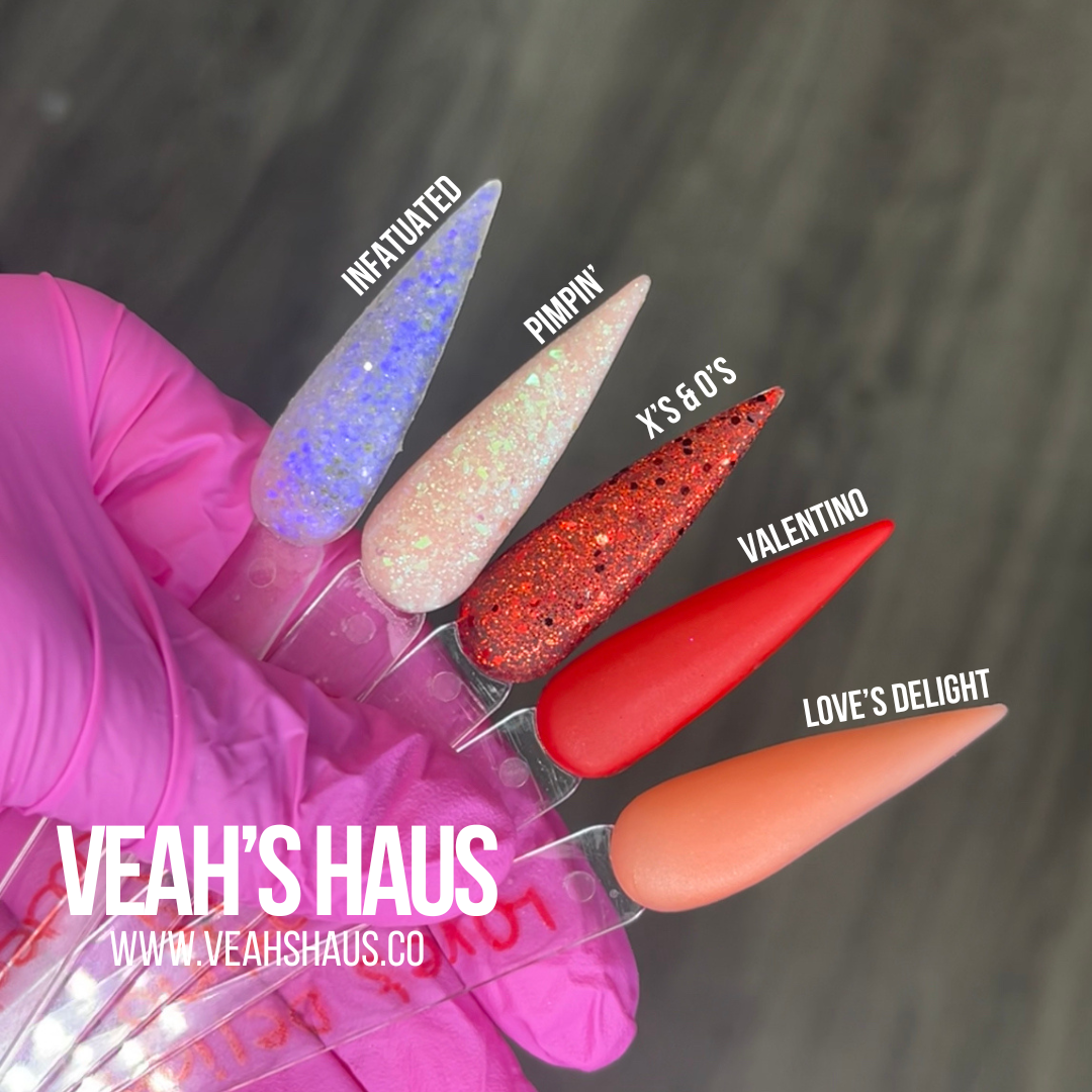 Get trendy with YOUR nails using  Love's Delight -  available at Veah's Haus. Grab yours for $10 today!