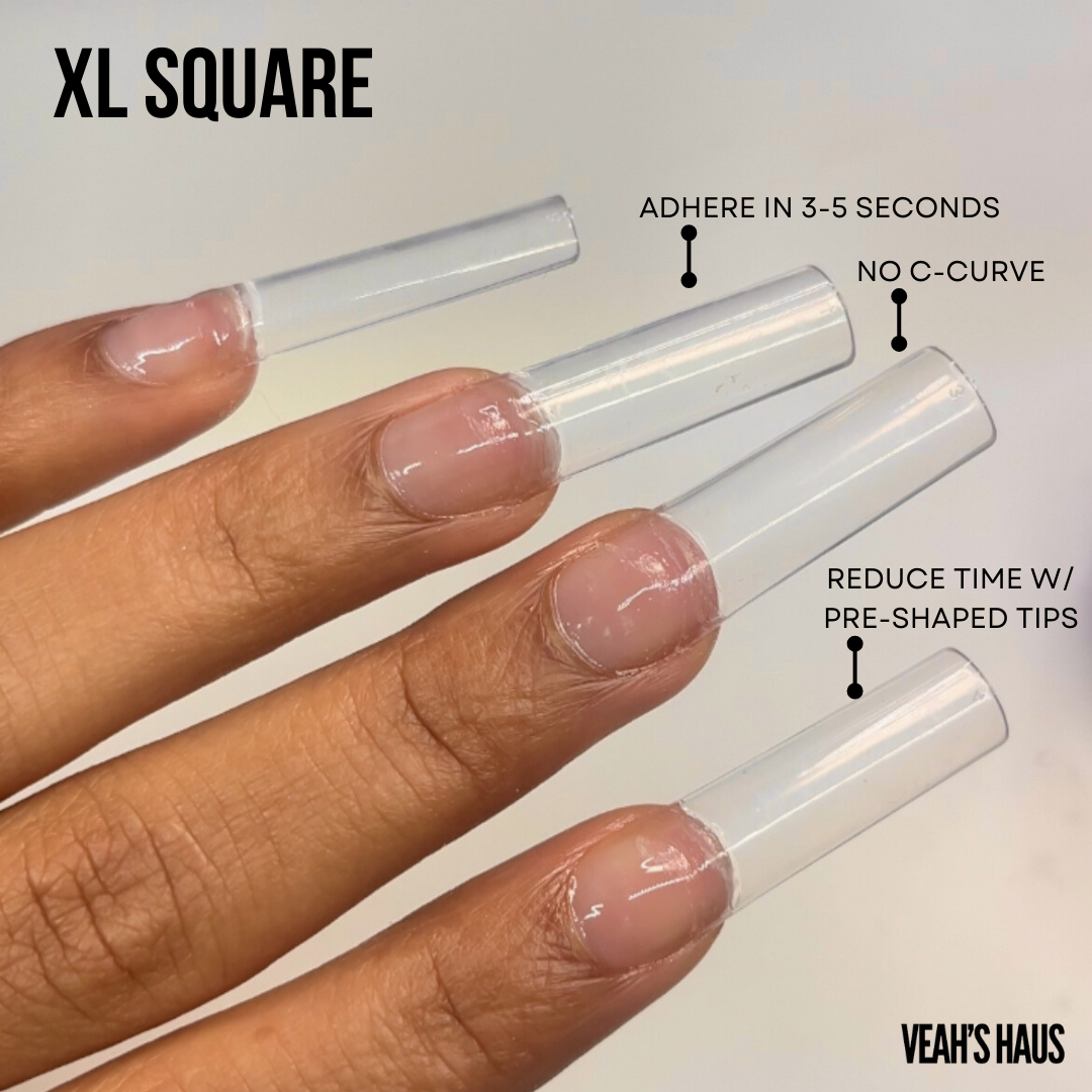 XL Square NO C-Curve Tips